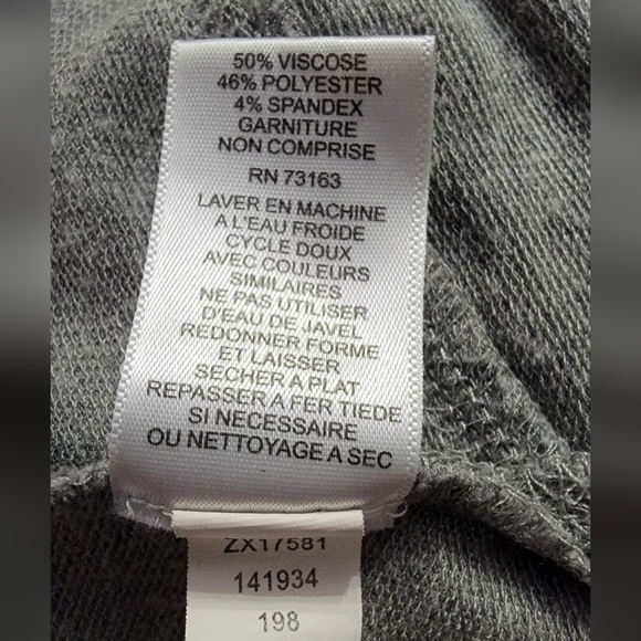 Cable & Gauge Gray Long Sleeve with a hood Size Large - Picture 3 of 5